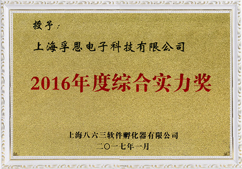 2016 Comprehensive Strength Award